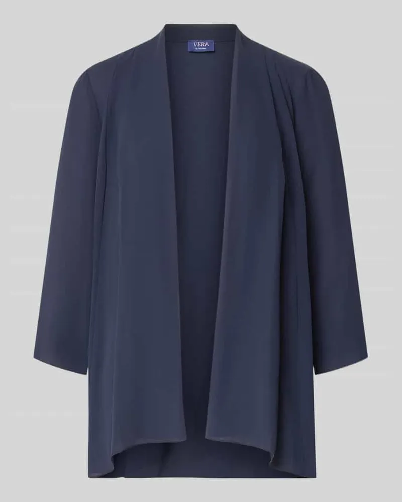 Vera Mont Relaxed Fit Jacke in semitransparentem Design Dunkelblau