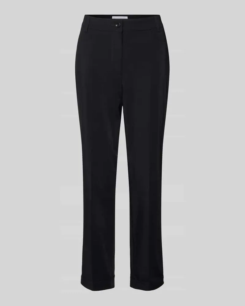 RAFFAELLO ROSSI  Chino aus Techno Cotton Superstretch Black