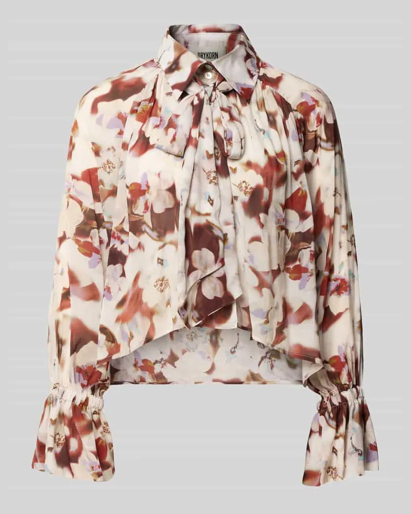 Drykorn Bluse mit Schleife Modell 'VAELIE Offwhite