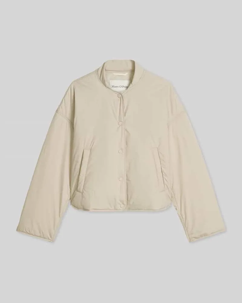 Marc O'Polo Comfort Fit Blouson aus Satin Sand