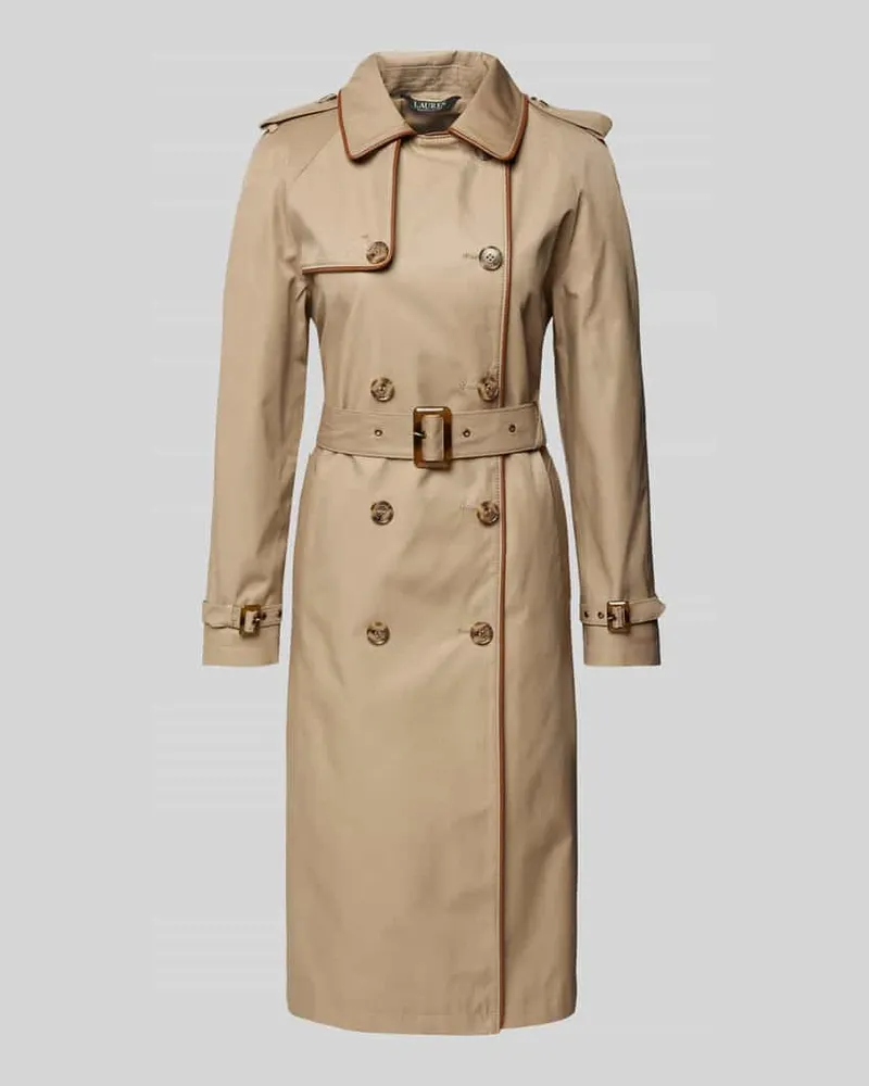 Ralph Lauren Trenchcoat mit Taillengürtel Beige