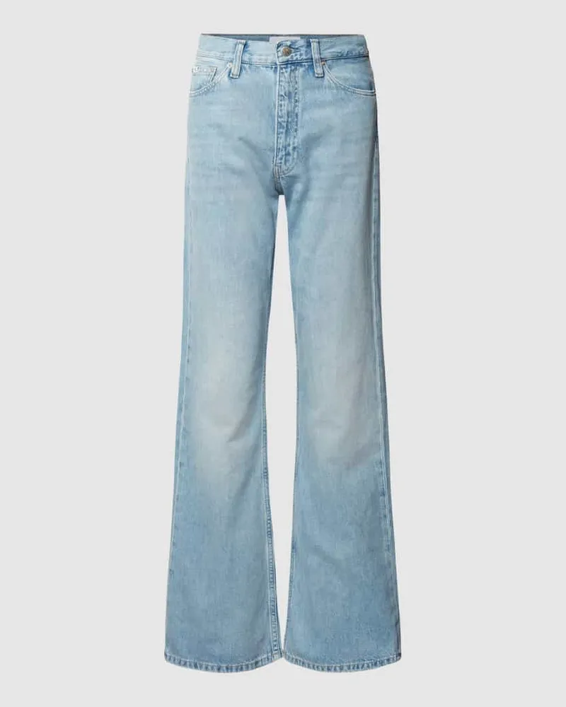 Calvin Klein Bootcut Jeans mit Label-Details Hellblau