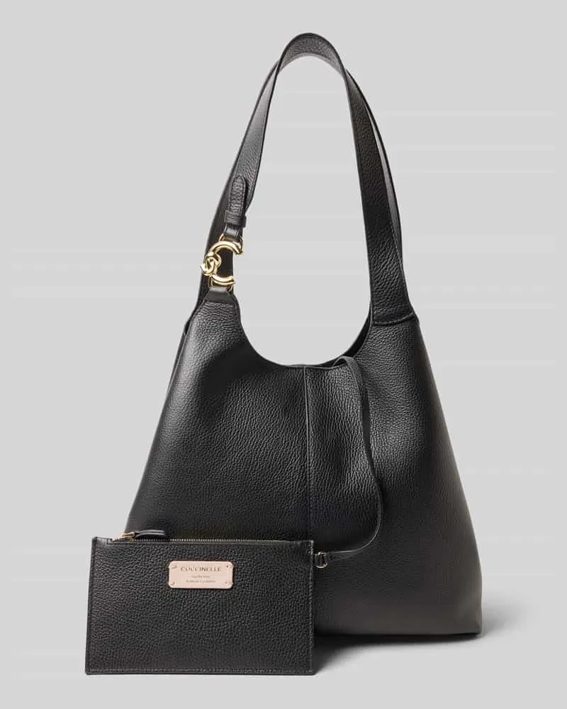 Coccinelle Handtasche mit Label-Detail Black