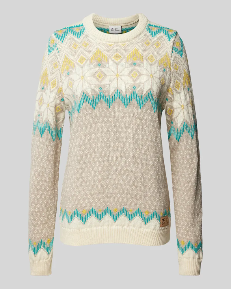 Dale of Norway Norwegerpullover mit Rundhalsausschnitt Modell 'VILJA Sand