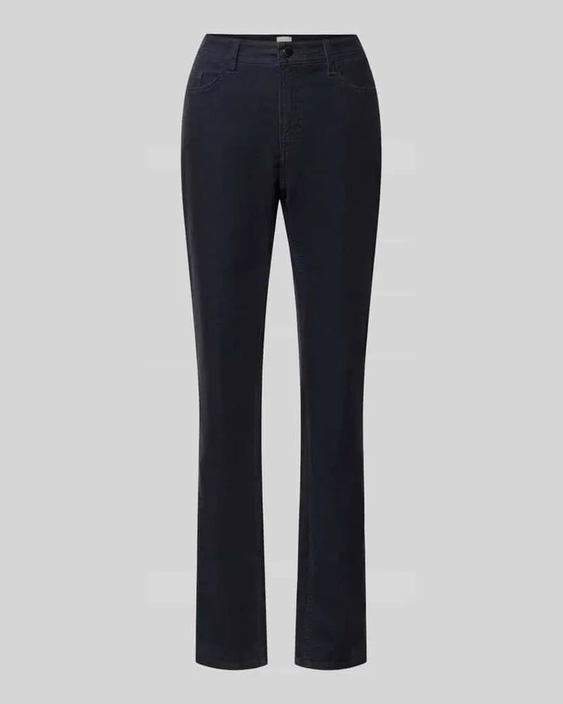 Brax Schmale Hose aus Baumwoll-Mix Modell 'MARY Marine