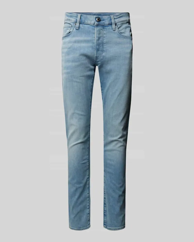 G-STAR RAW Slim Fit Jeans im 5-Pocket-Design Hellblau