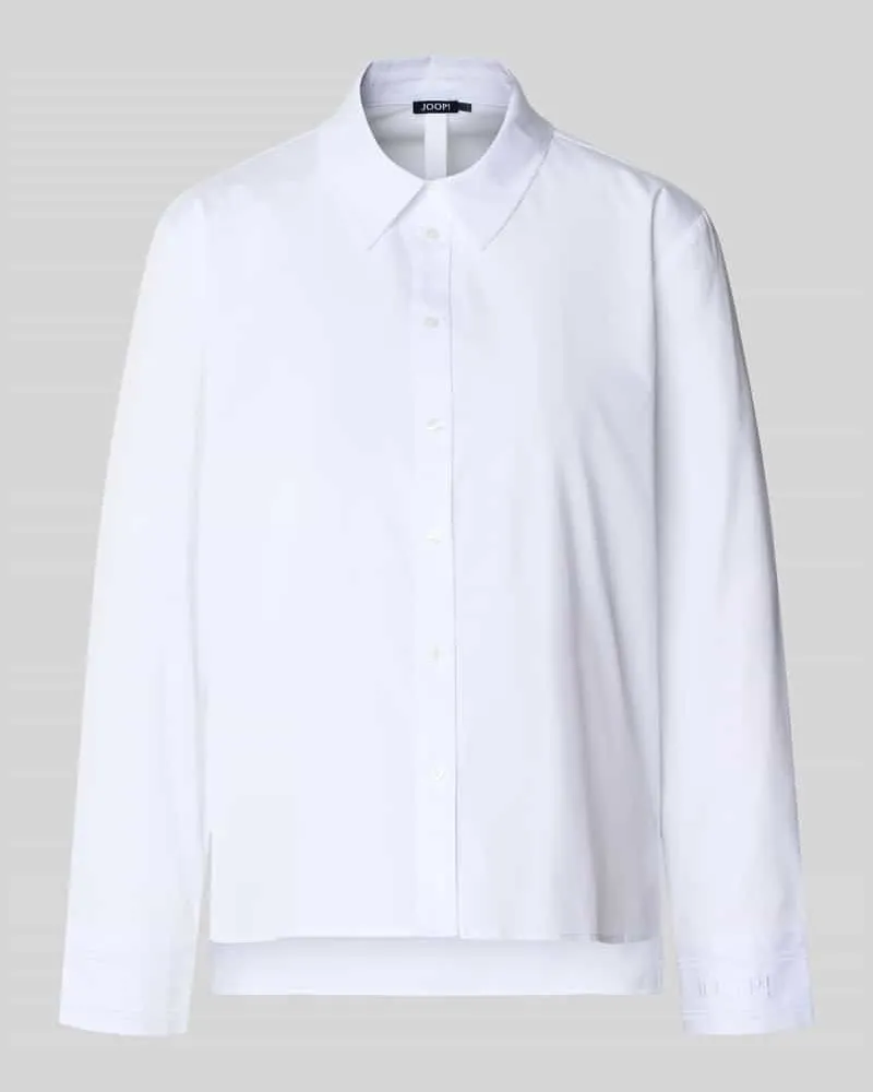 JOOP! Bluse mit verlängertem Rücken Modell 'Berendine Weiss