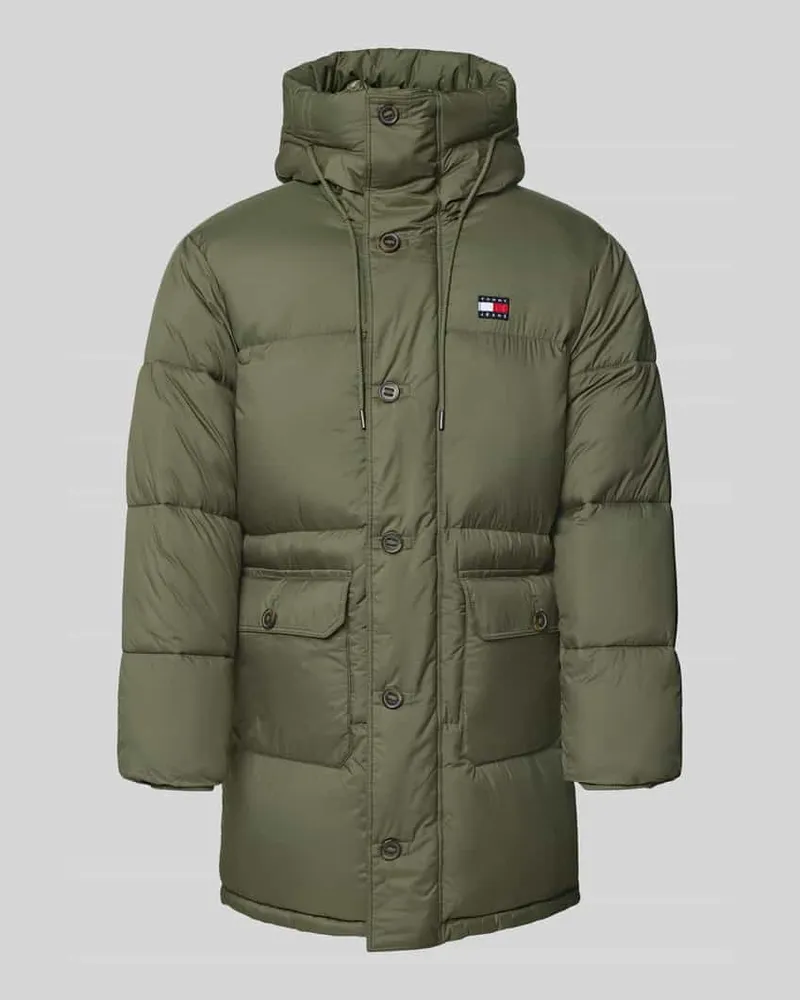Tommy Hilfiger Parka mit Logo-Patch Modell 'WORKWEAR Oliv