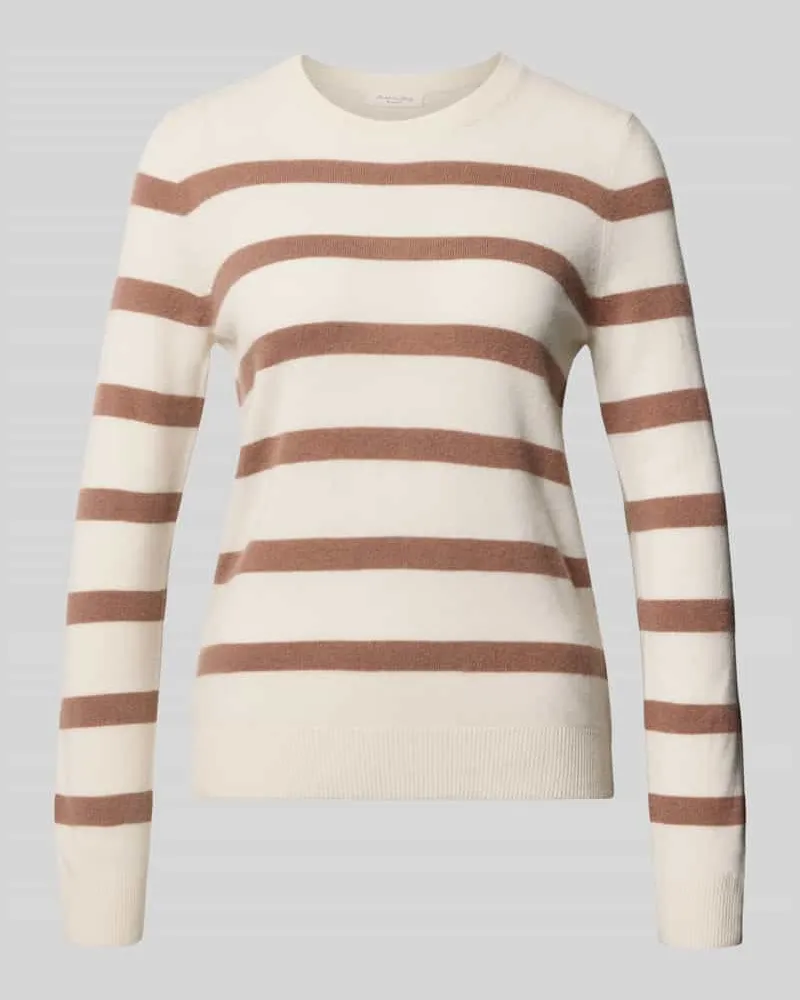 Christian Berg Strickpullover aus reinem Kaschmir Offwhite