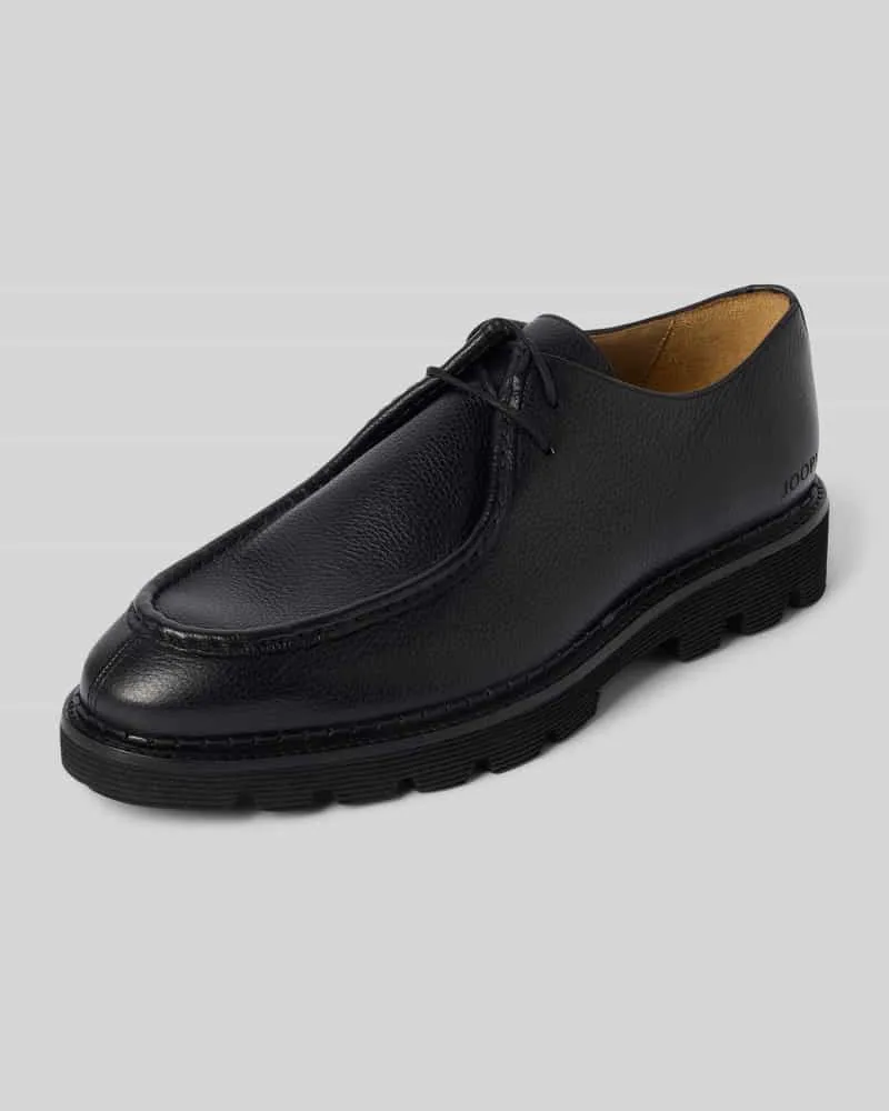 JOOP! Schnürschuhe mit strukturierter Sohle Black