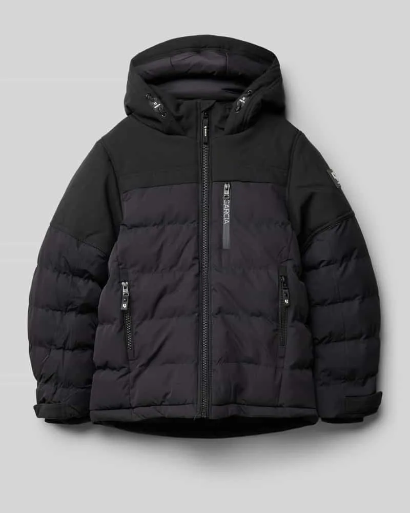 Garcia Jeanswear Softshell-Jacke mit Reißverschlusstaschen Black
