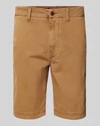 Superdry. Regular Fit Chinoshorts mit seitlichen Eingrifftaschen Camel