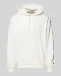 Champion Hoodie mit Label-Stitching Offwhite