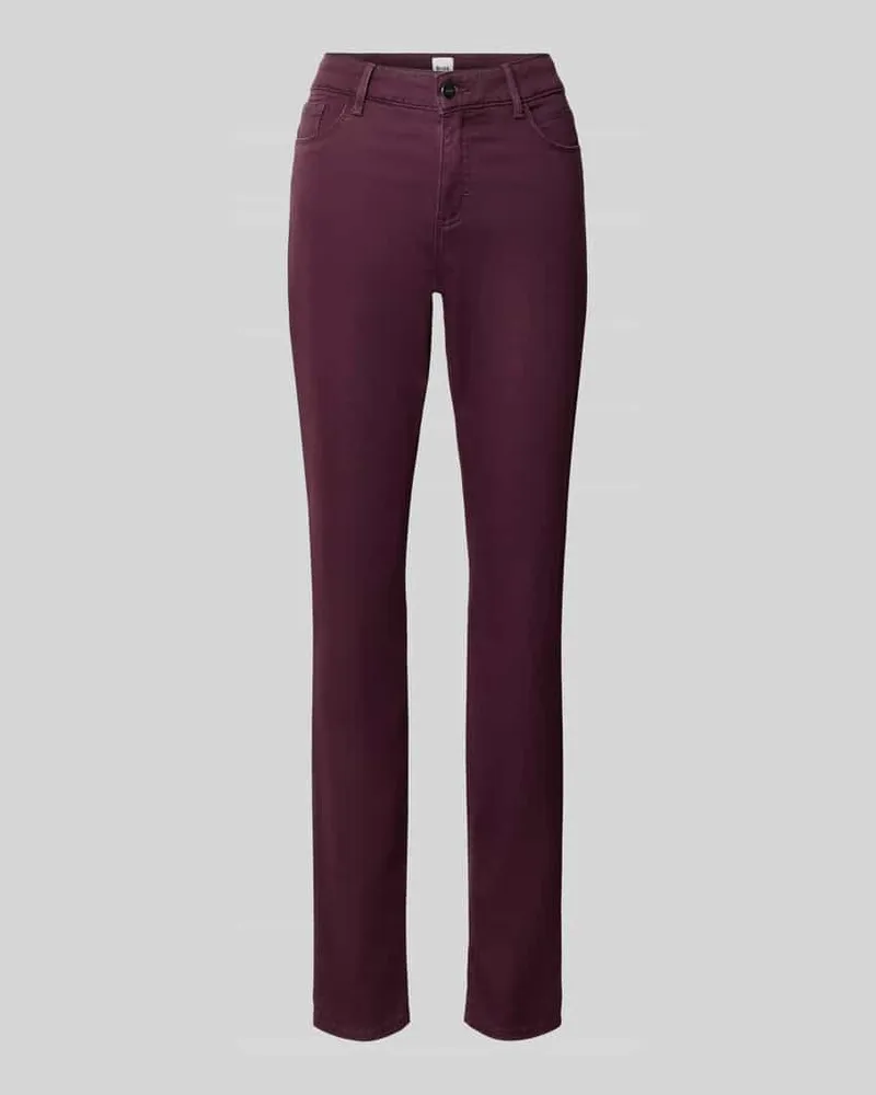 Brax Slim Fit Schmale Hose aus Lyocell-Mix mit Modal-Baumwoll-Anteil Modell 'SHAKIRA Bordeaux