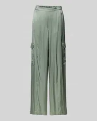 S.Oliver Wide Leg Hose in Cargo-Optik mit elastischen Einsätzen Mint