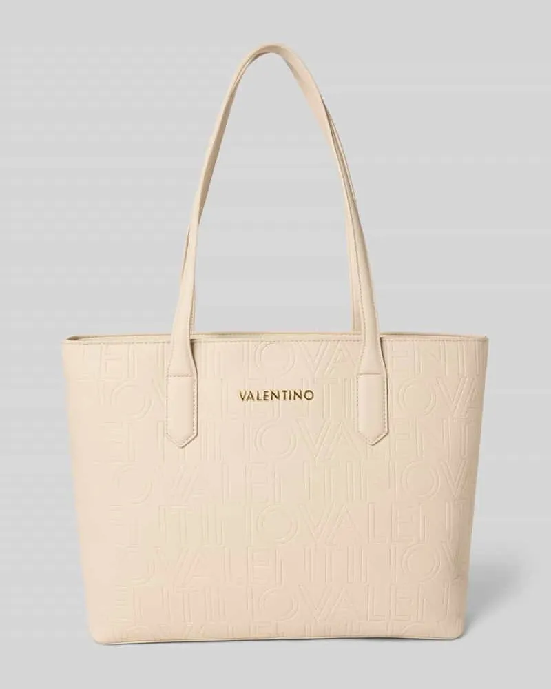 Valentino Bags Handtasche in Leder-Optik Modell 'Pansy Ecru