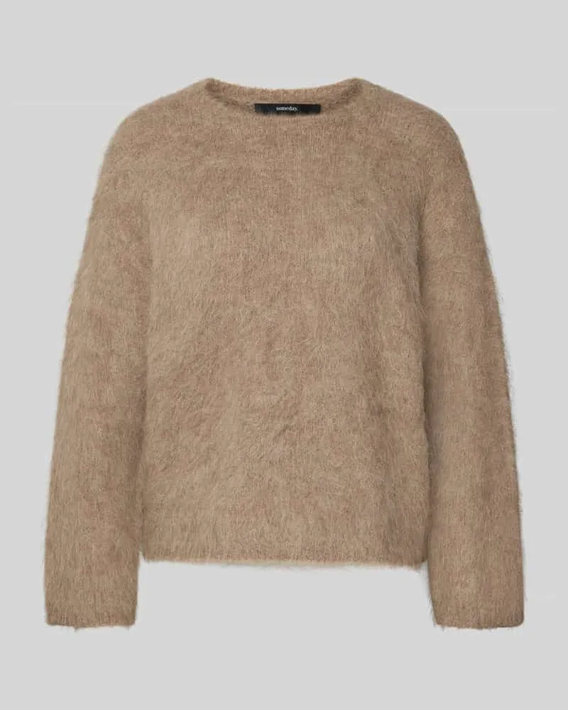 someday. Strickpullover aus Alpaka-Mix Modell 'Tayana 185 Beige