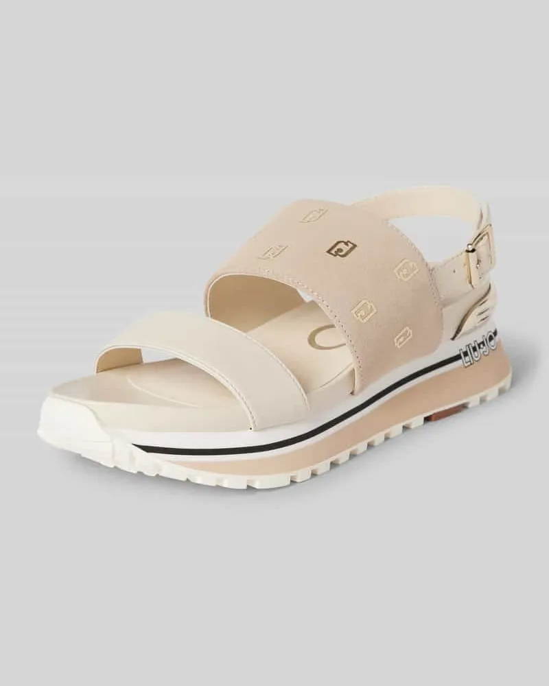 Liu Jo Sandalen mit Label-Detail Modell 'MAXI Beige