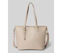 Handtasche mit Label-Details Modell 'Heby