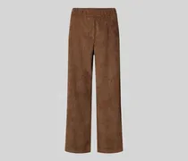 Cropped Cordhose mit elastischem Bund Modell 'CHIARA