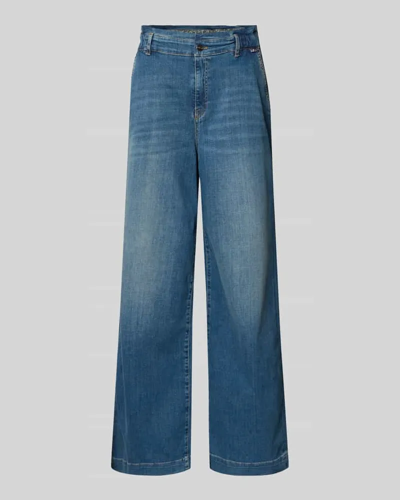 Marc Cain Wide Fit Jeans mit französischen Eingrfftaschen Marine