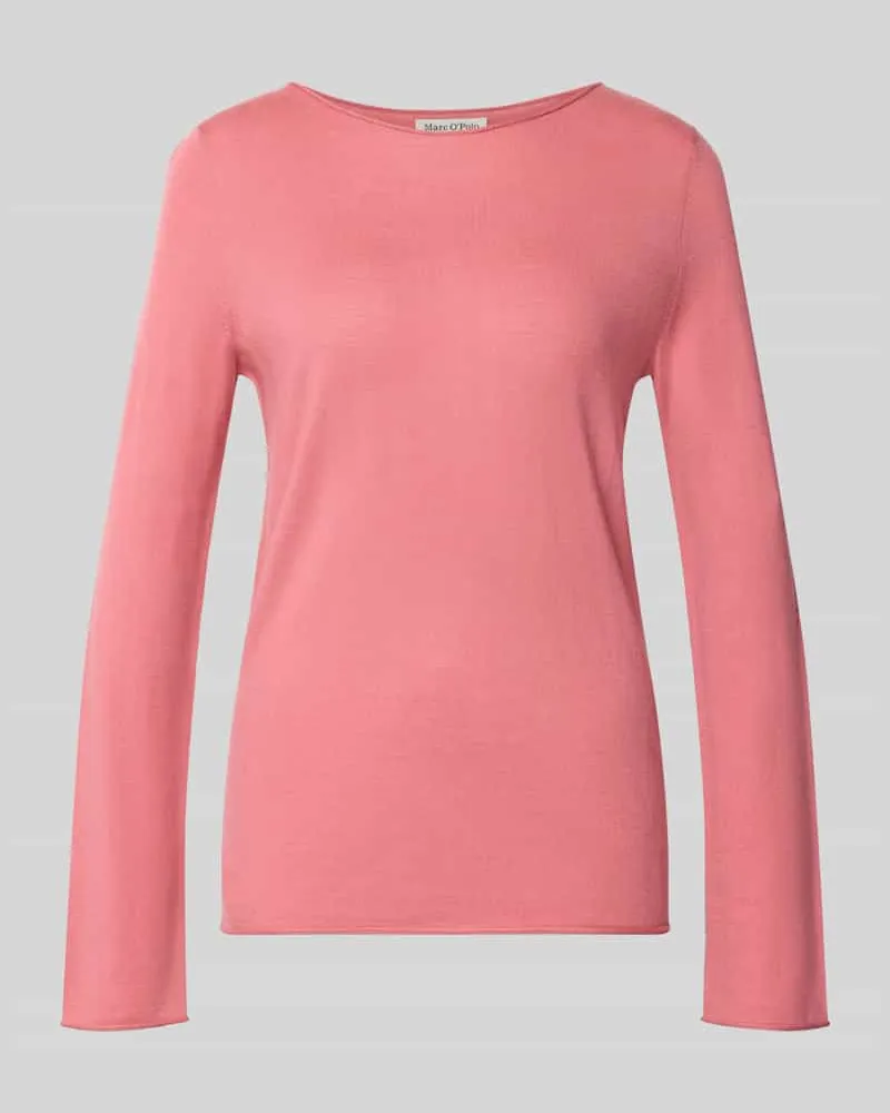 Marc O'Polo Regular Fit Pullover aus reiner Schurwolle Pink