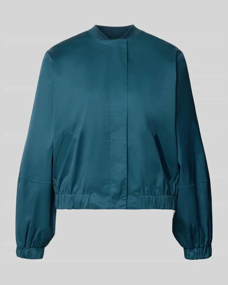 COMMA Blouson mit Stehkragen und Eingrifftaschen Petrol