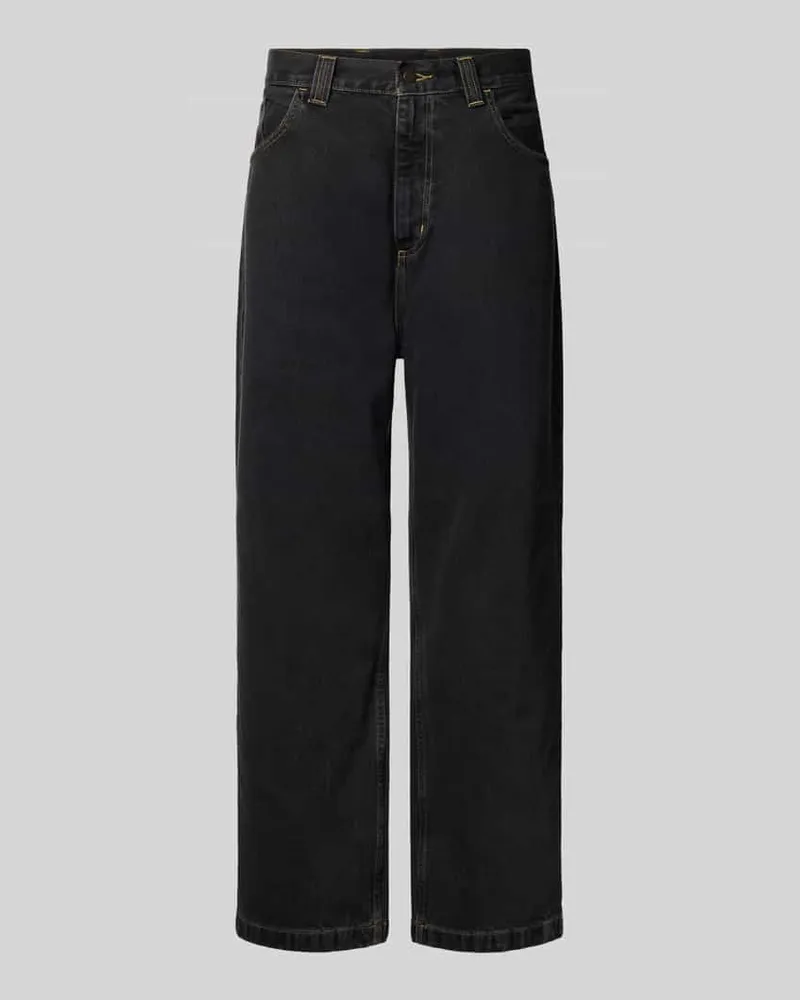 Carhartt WIP Relaxed Fit Jeans mit Eingrifftaschen Modell 'BRANDON Black