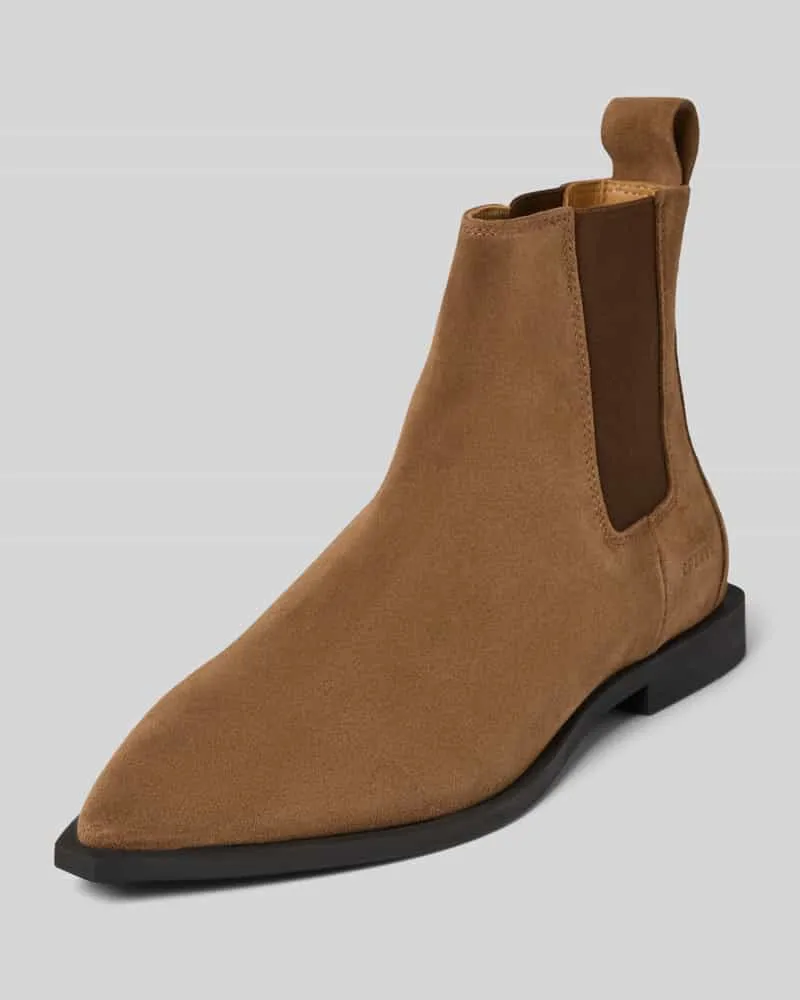 Copenhagen Chelsea aus Leder mit elastischen Einsätzen Modell 'CPH410 Camel