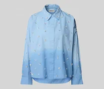 Regular Fit Bluse mit Pailletten Modell 'Harkansas