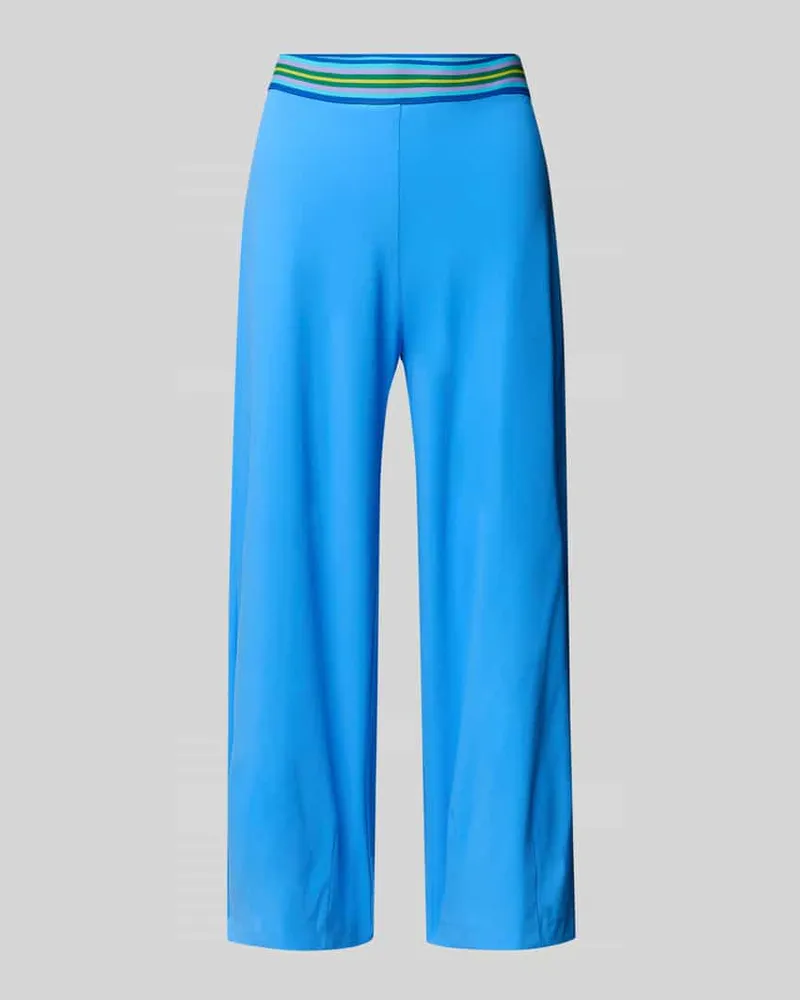 RAFFAELLO ROSSI  Regular Fit Culotte mit fixierten Bügelfalten Modell 'SALLY Blau