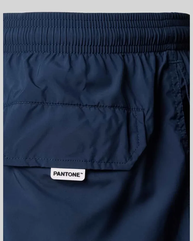 MC2 Saint Barth Badehose mit Logo-Print Modell 'Lighting Pantone Marine