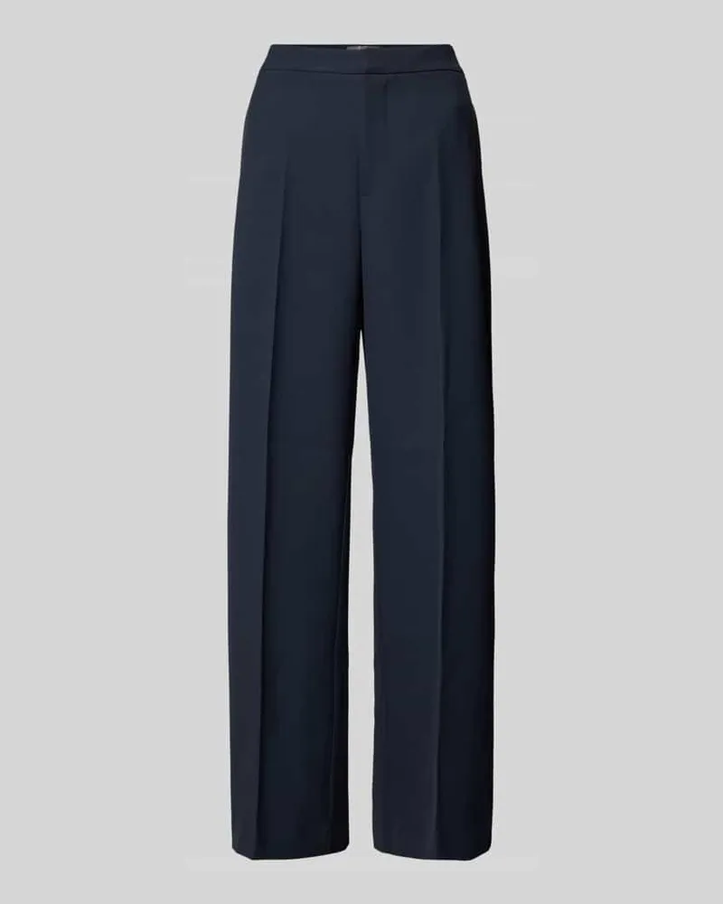 Mos Mosh Wide Leg Anzughose mit Bügelfalten Modell 'Leya Miley Marine