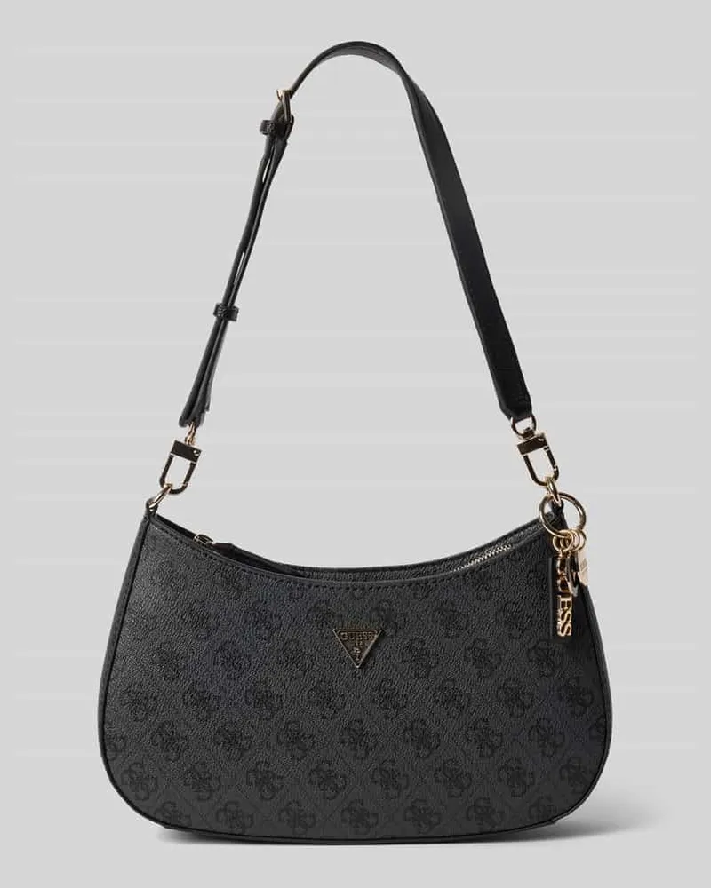 Guess Shoulder Bag mit Logo-Detail Modell 'Noelle Anthrazit