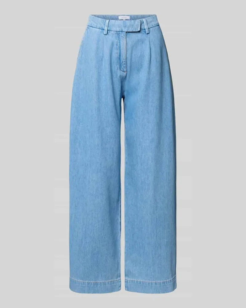 COMMA Wide Fit Jeans mit Lyocell-Anteil Blau
