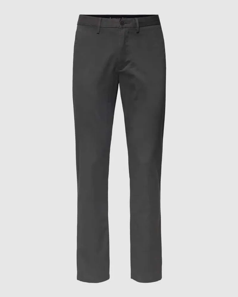 Tommy Hilfiger Hose mit Label-Details Modell 'Denton Dunkelgrau