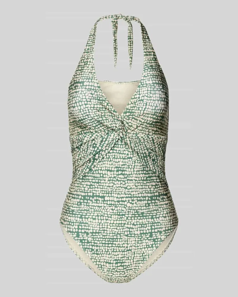 Barts Badeanzug mit Neckholder Modell 'Cascis Schilf