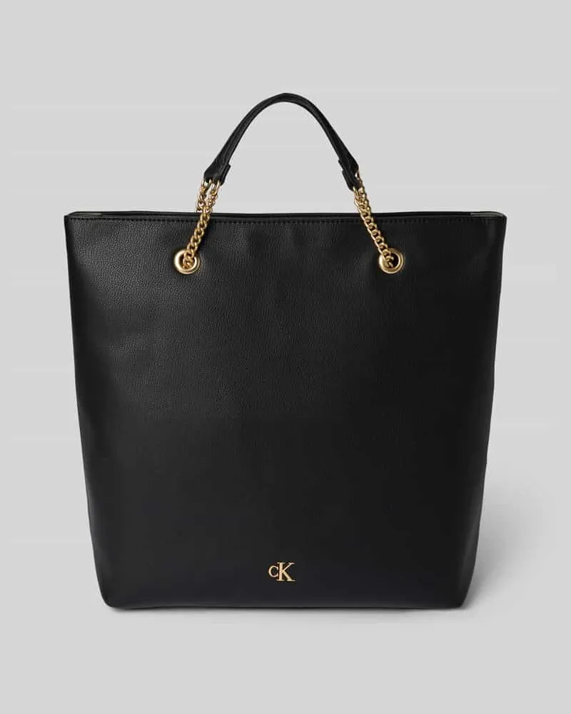 Calvin Klein Tote Bag mit Label-Detail Black
