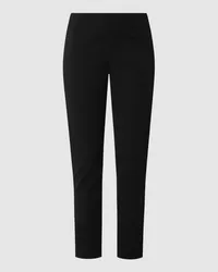 SEDUCTIVE  Cropped Stoffhose mit Stretch-Anteil Modell 'Sabrina Black