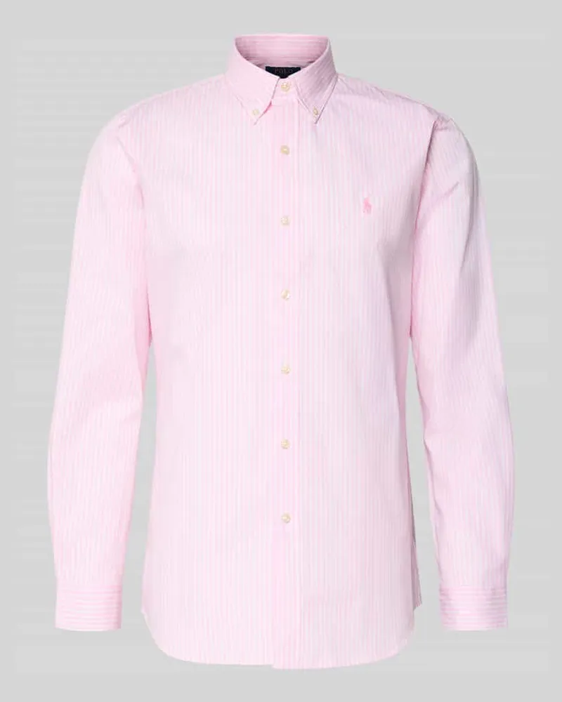 Ralph Lauren Freizeithemd mit Knopfleiste Rosa