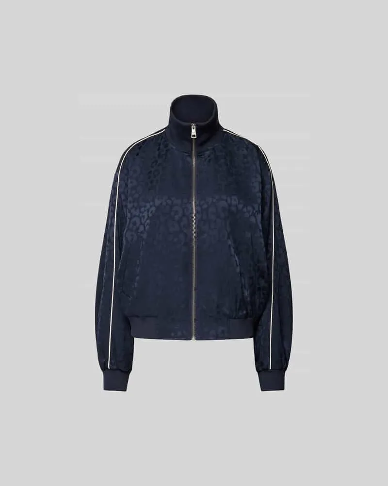 Lala Berlin Tracksuit-Jacke aus Viskose-Mix Marine