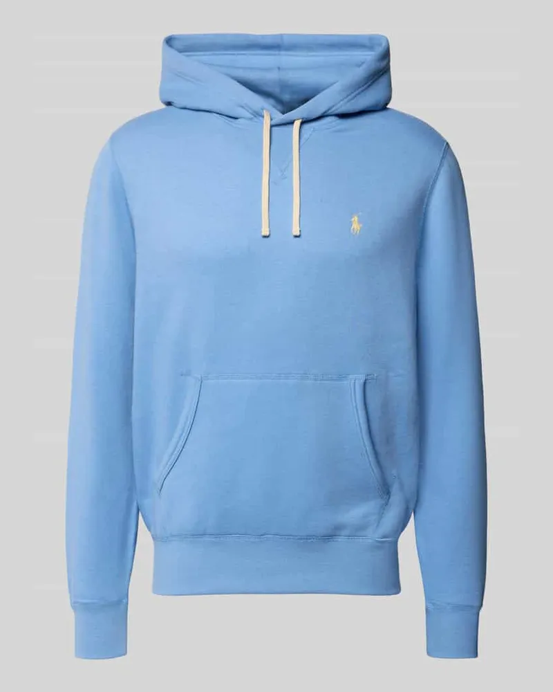 Ralph Lauren Hoodie mit Label-Stitching Bleu