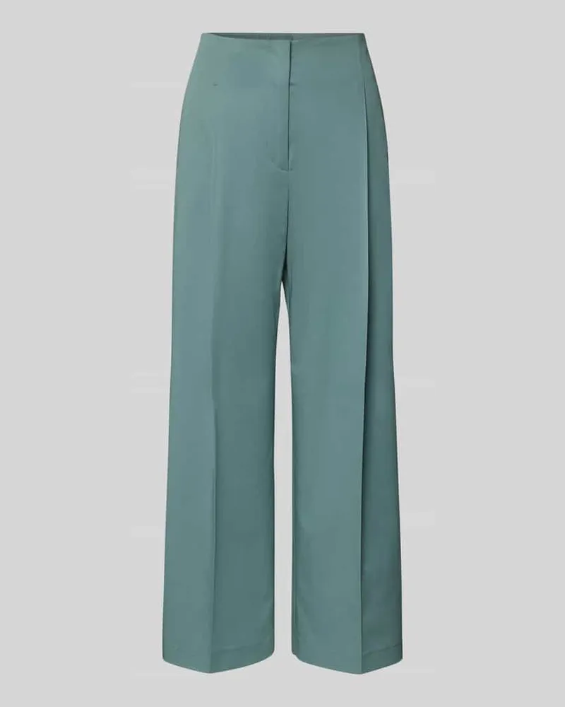 HUGO BOSS Straight Leg Bundfaltenhose aus Baumwoll-Mix Modell 'TULOTTA Mint