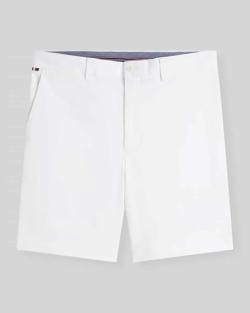Tommy Hilfiger Chinoshorts aus Baumwoll-Mix Modell 'DOVER Offwhite