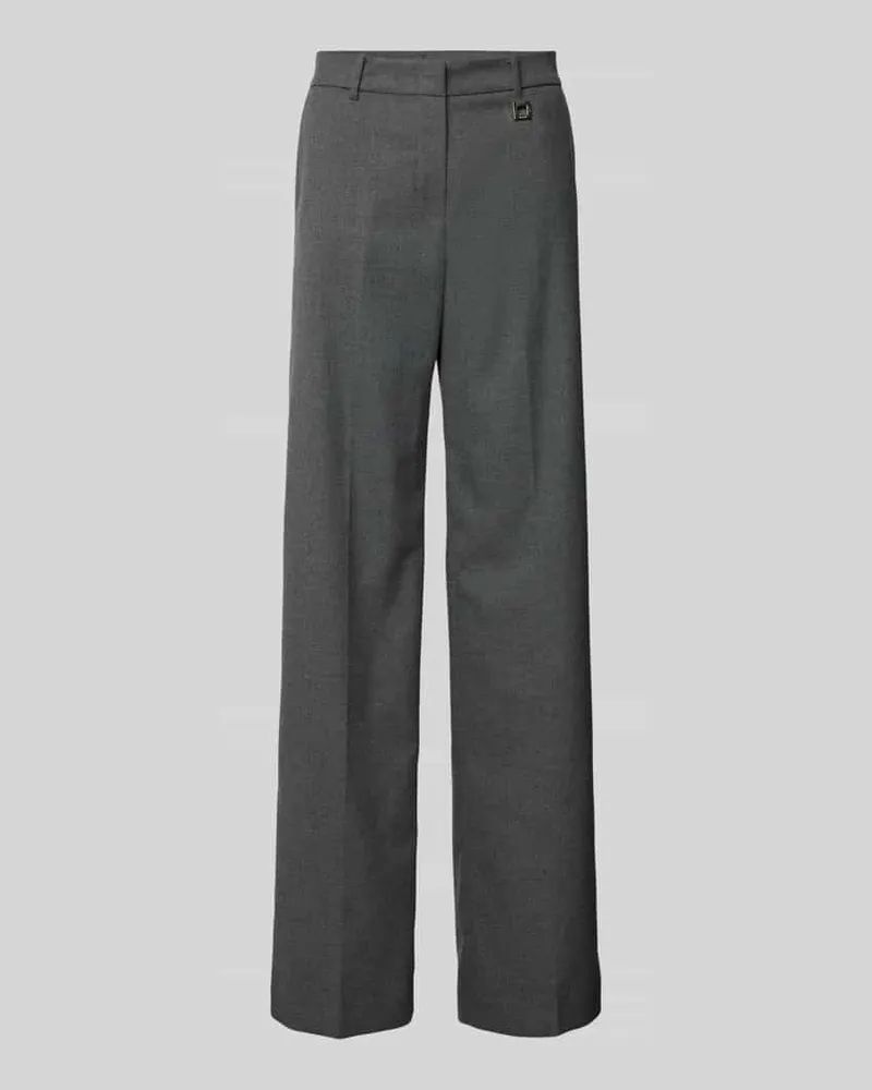 JOOP! Regular Fit Stoffhose mit Bügelfalten Mittelgrau