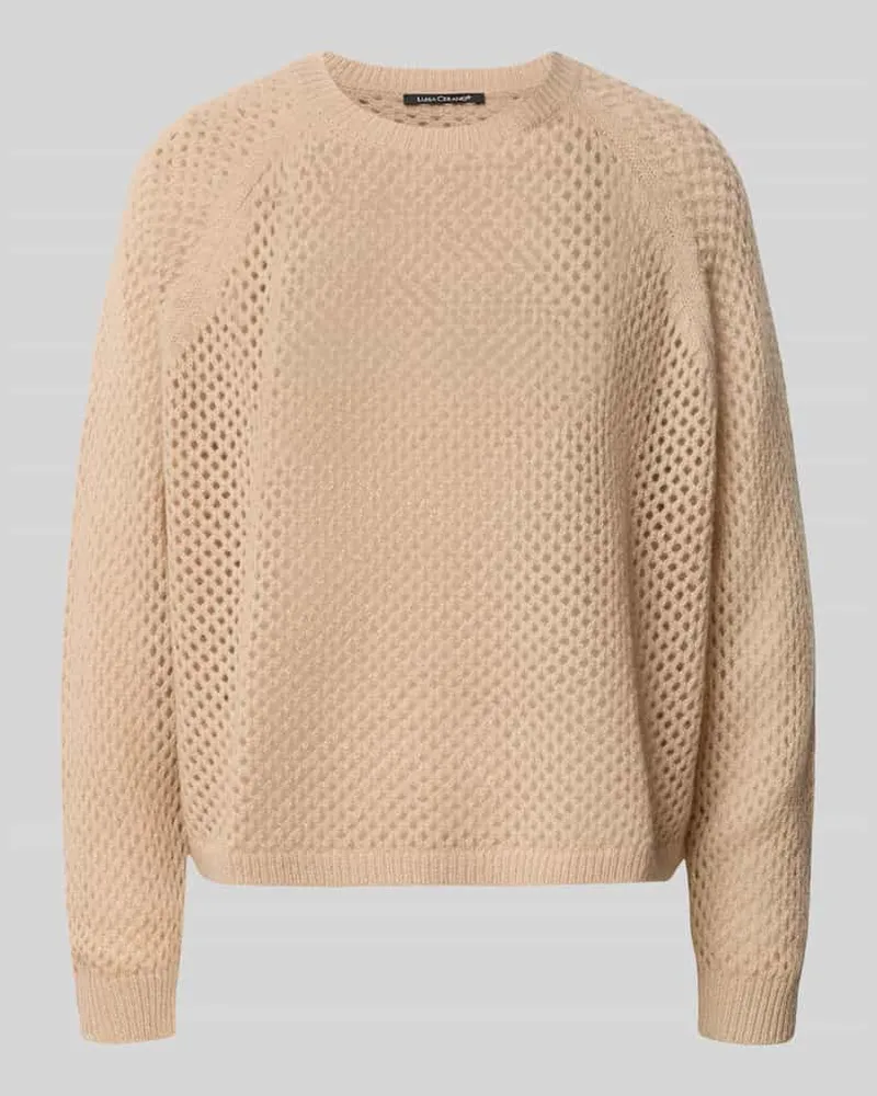 Luisa Cerano Strickpullover mit Kaschmir-Anteil Altrosa