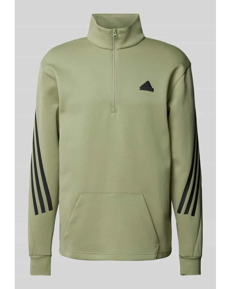 adidas Sweatshirt mit Känguru-Tasche Oliv