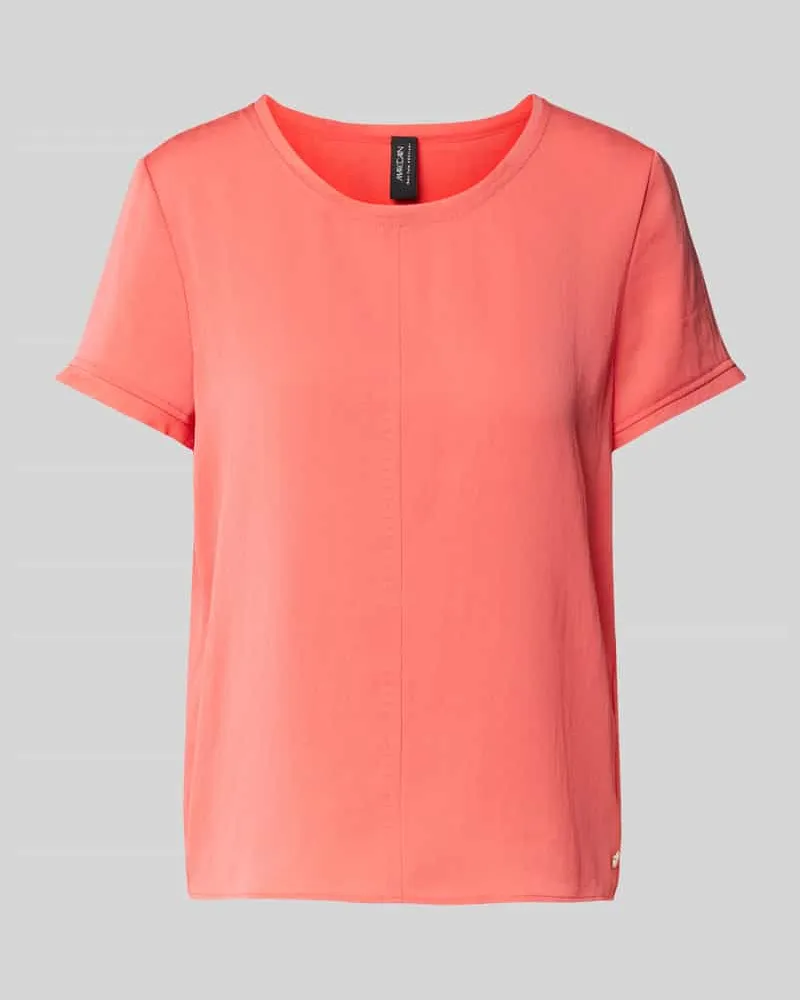 Marc Cain Blusenshirt mit Rundhalsausschnitt Koralle