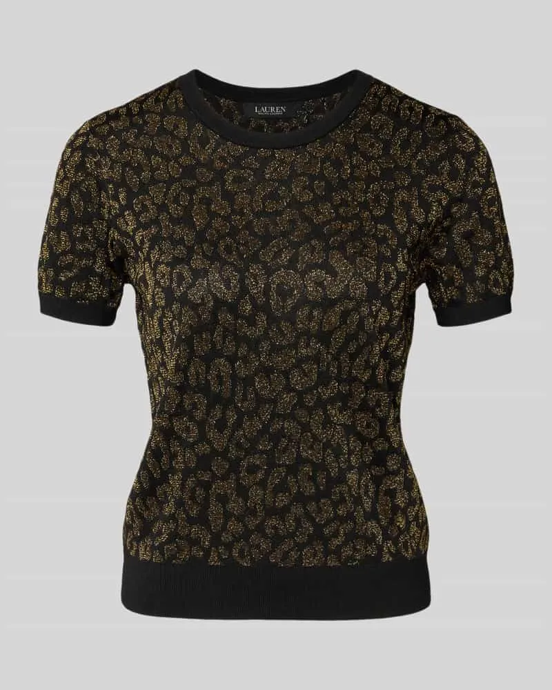 Ralph Lauren Strickshirt aus Viskose-Mix Modell 'EYELAH Gold