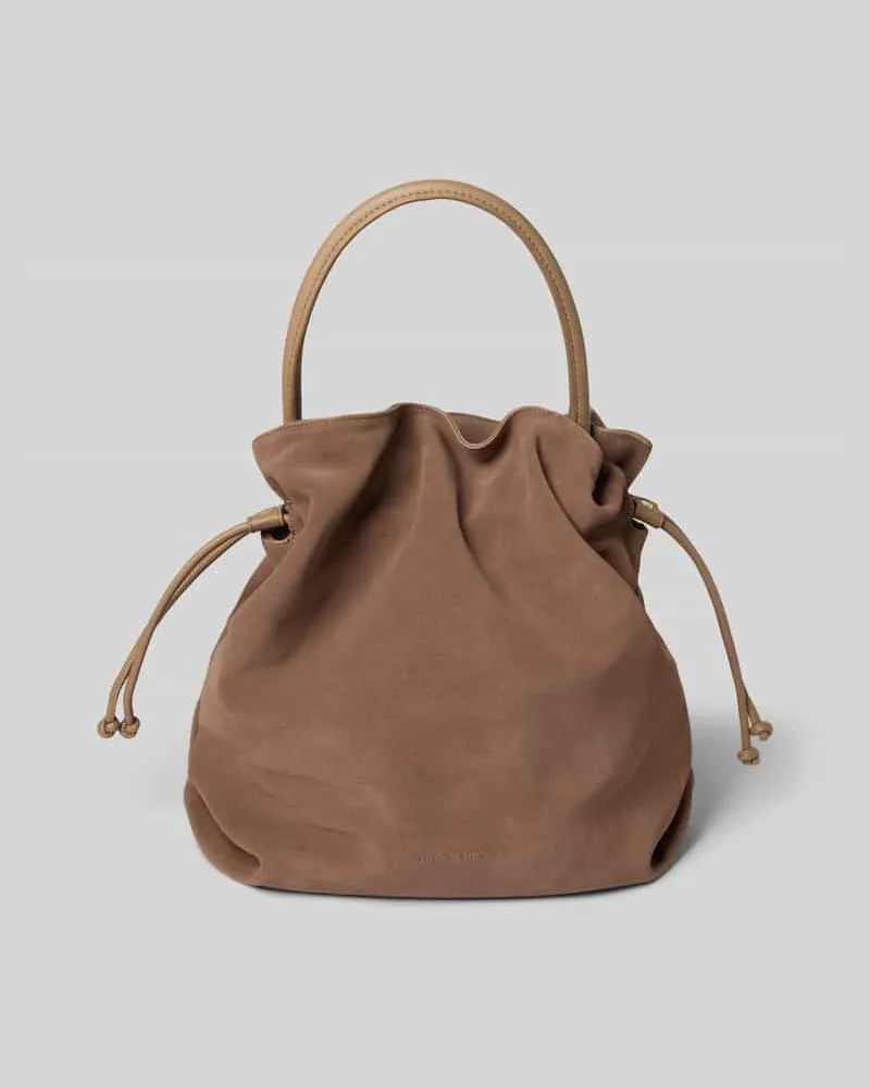 Hey Marly Handtasche aus Rindsleder Modell 'Cool Companion Suede Taupe
